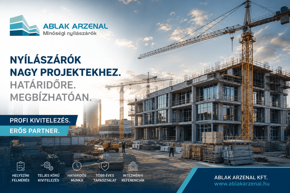 Nyílászárók nagy beruházásokhoz